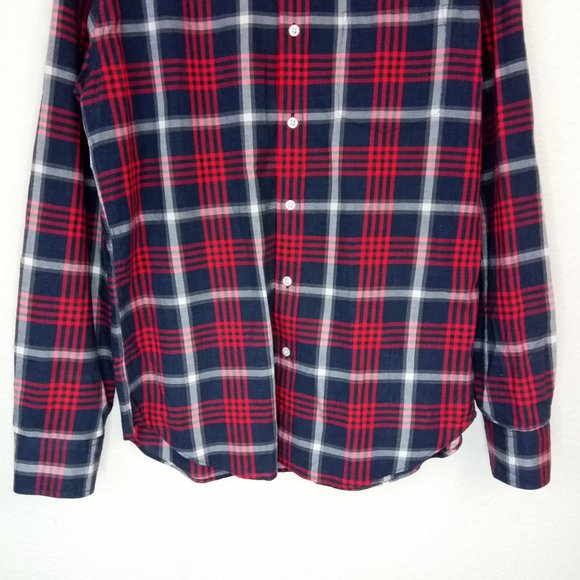 J. Crew Men's 100% Cotton Plaid Button Down Shirt - Picture 3 of 14